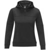 Sayan anorak dames sweater met halve rits en capuchon