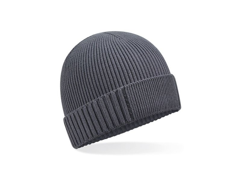 Beechfield - Organic Cotton Engineered Patch Beanie Beechfield - Organic Cotton Engineered Patch Beanie