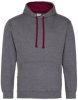 Hooded sweater met kleurige accenten, goedkoop bedrukken van sweaters Hooded sweater met kleurige accenten, goedkoop bedrukken van sweaters