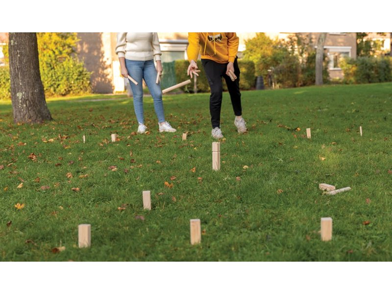 Houten kubb set Houten kubb set