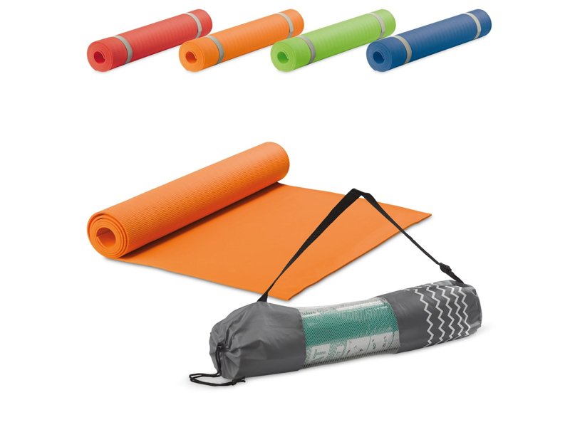 Fitness yogamat met draagtas