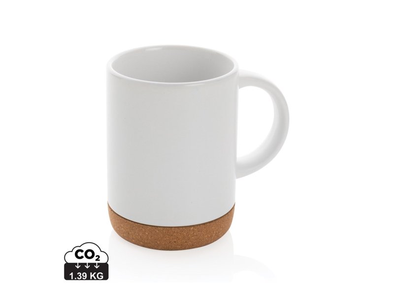 Keramische mok met kurken bodem Keramische mok met kurken bodem