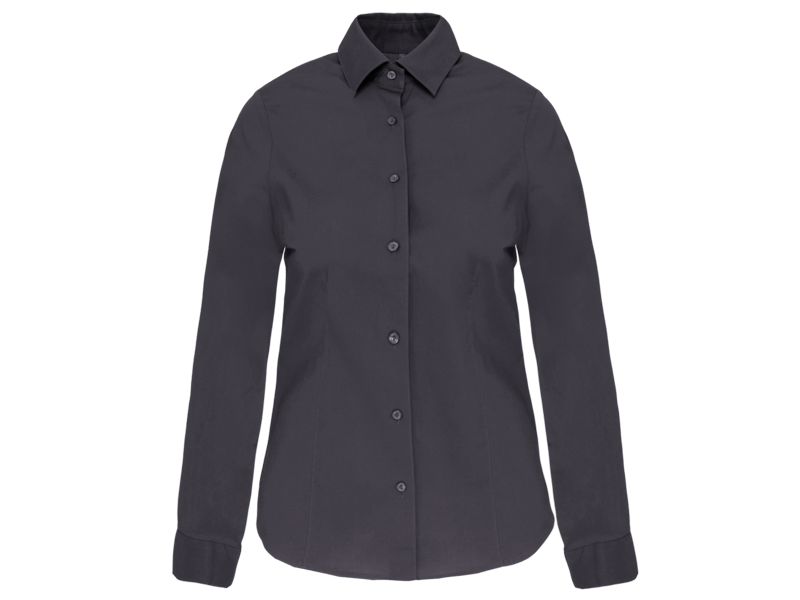 Kariban Dames stretch blouse lange mouwen Kariban Dames stretch blouse lange mouwen