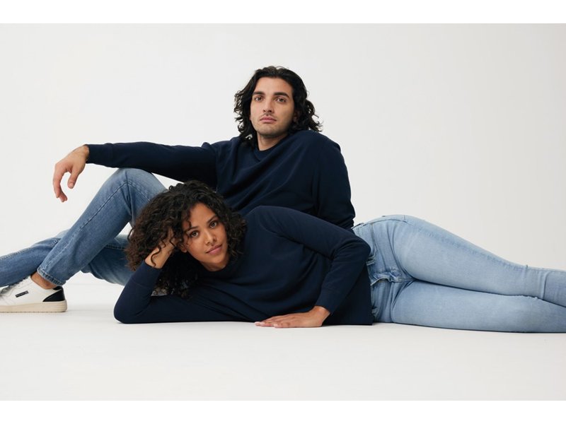 Iqoniq Etosha lichtgewicht gerecycled katoen sweater Iqoniq Etosha lichtgewicht gerecycled katoen sweater