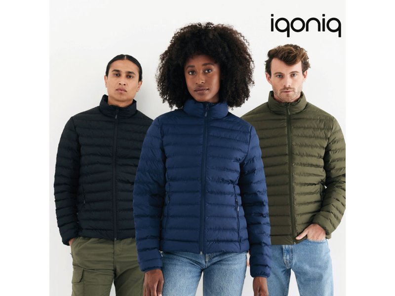 IQONIQ Maiko herenjas met logo | Gerecycled & gevoerd | Totziens Promotions