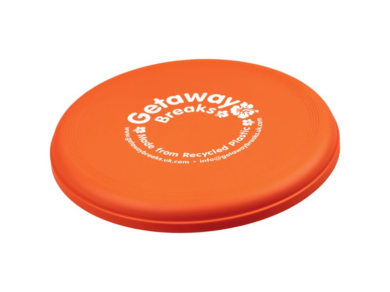 Orbit frisbee van gerecycled plastic