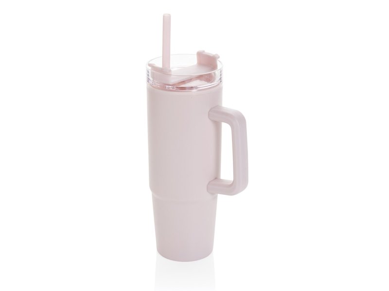 Tana Gerecyclede Plastic Tumbler met Handvat 900 ml - Duurzame Drinkfles | Totziens Promotions Tana Gerecyclede Plastic Tumbler met Handvat 900 ml - Duurzame Drinkfles | Totziens Promotions