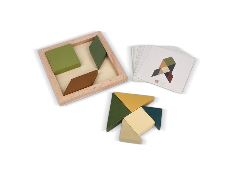 InSideOut FSC Houten Tangram think iq puzzle InSideOut FSC Houten Tangram think iq puzzle