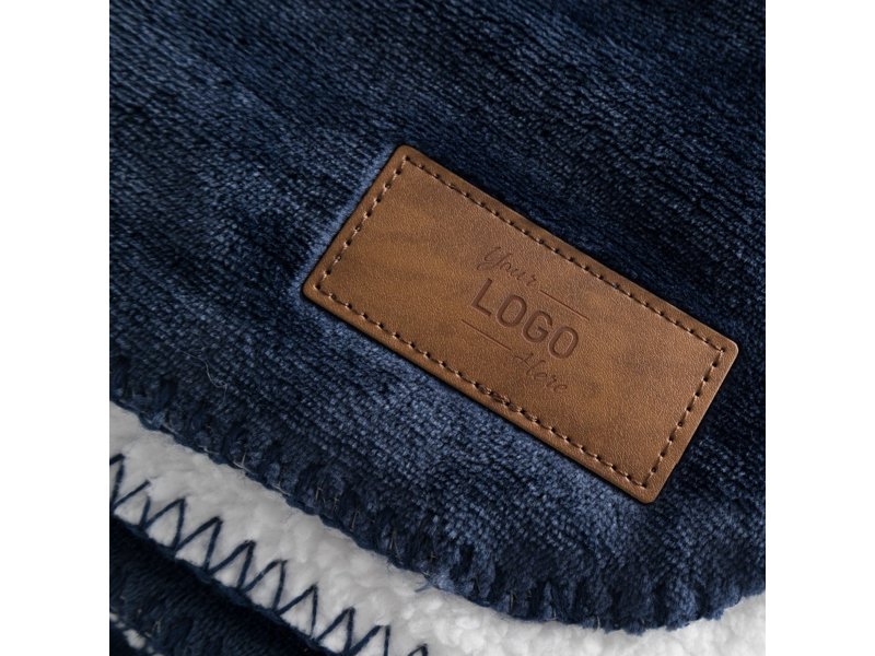 Fleeceplaid met sherpa Fleeceplaid met sherpa