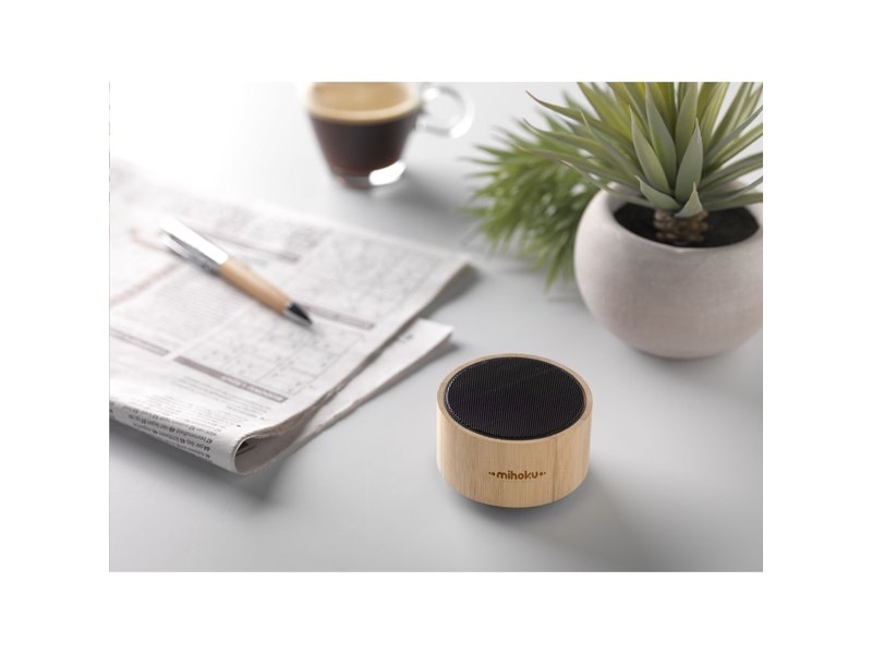 Wave FSC Bamboo Wireless Speaker draadloze speaker Wave FSC Bamboo Wireless Speaker draadloze speaker