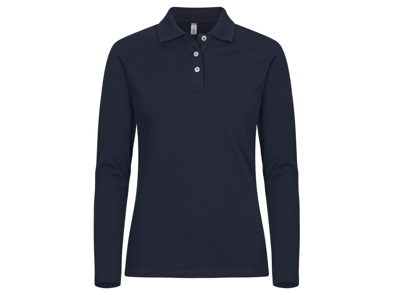Clique - Stretch Premium Polo L/S Women Clique - Stretch Premium Polo L/S Women