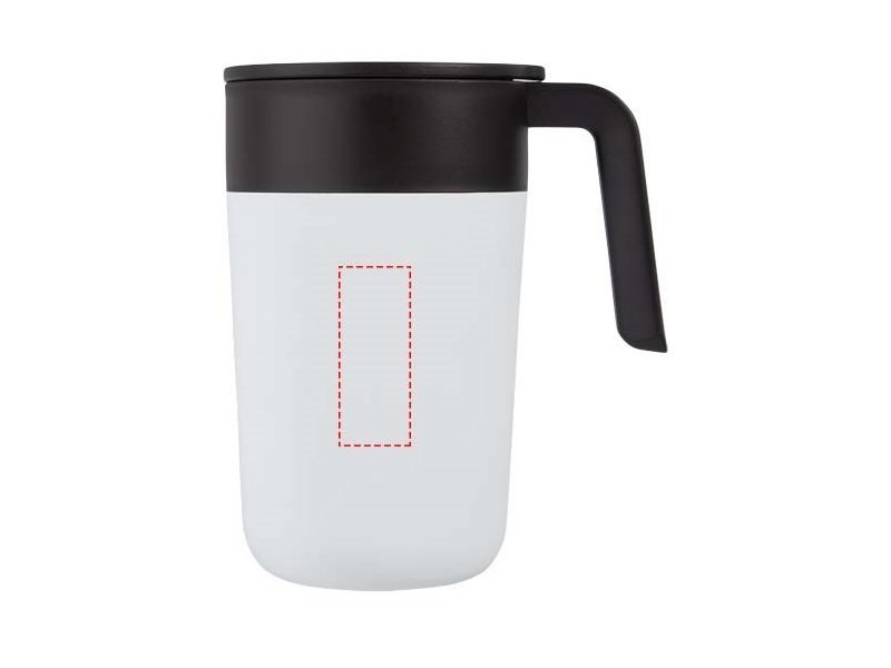 Nordia 400 ml dubbelwandige gerecyclede mok Nordia 400 ml dubbelwandige gerecyclede mok