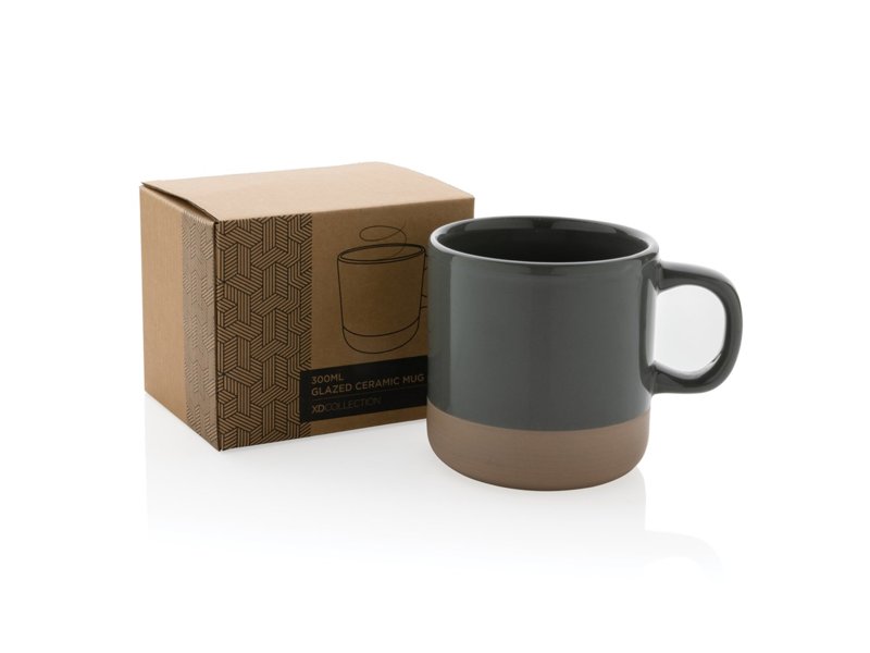 Geglazuurde keramische mok Geglazuurde keramische mok