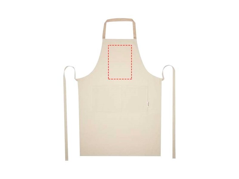 Nia schort van 200 g/m² gerecycled katoen