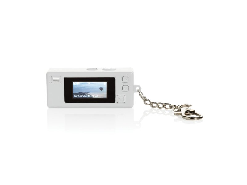 Cliq it gerecyclede plastic sleutelhangercamera Cliq it gerecyclede plastic sleutelhangercamera