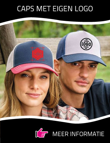 Petten borduren  met eigen logo