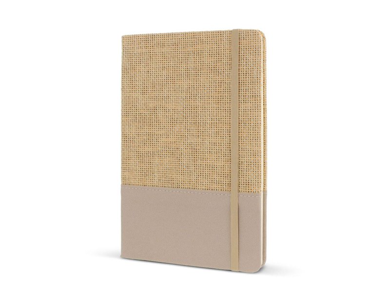 Notitieboek jute R-PET Notitieboek jute R-PET