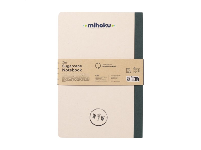 Sugarcane Notebook A5 Sugarcane Notebook A5