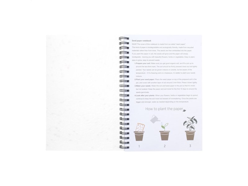 Seed Paper Notebook A5 notitieboek Seed Paper Notebook A5 notitieboek