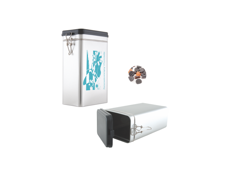 Voorraadblik groot met gemengd drop