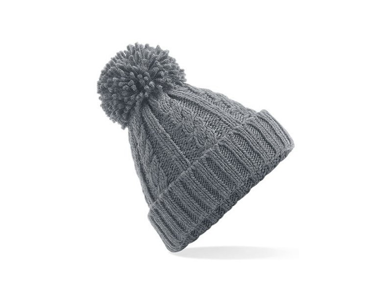 Beechfield - Cable Knit Melange Beanie Beechfield - Cable Knit Melange Beanie