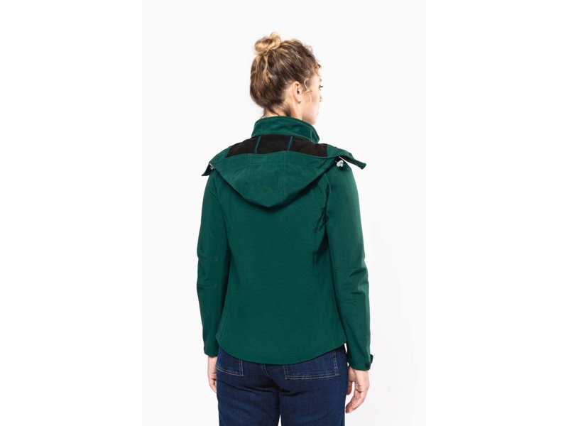 Kariban Dames Afneembare hooded softshell jas