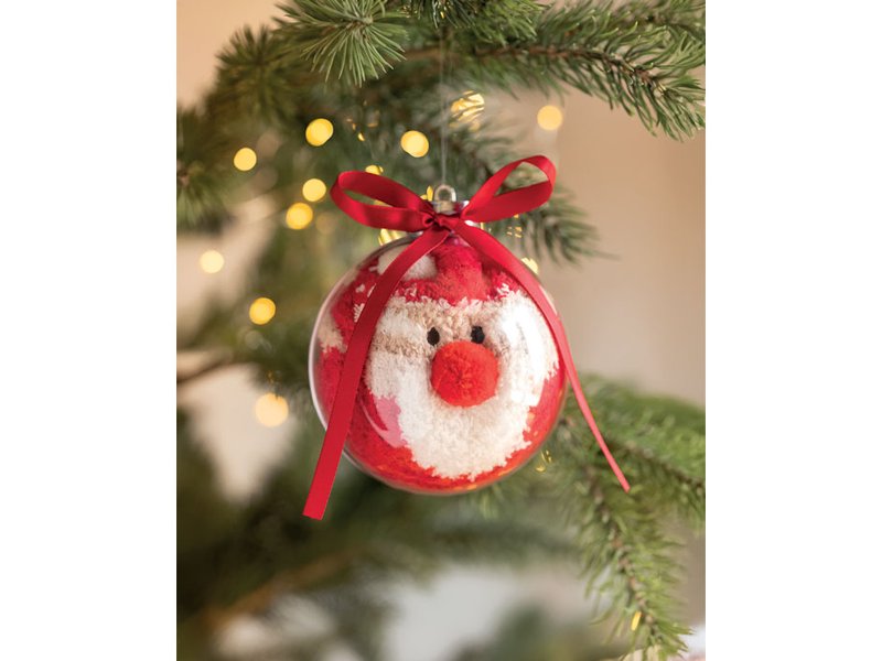 Kerstman sokken balornament SNUG M