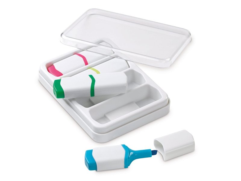 Mini tekstmarkers set van 4 Mini tekstmarkers set van 4