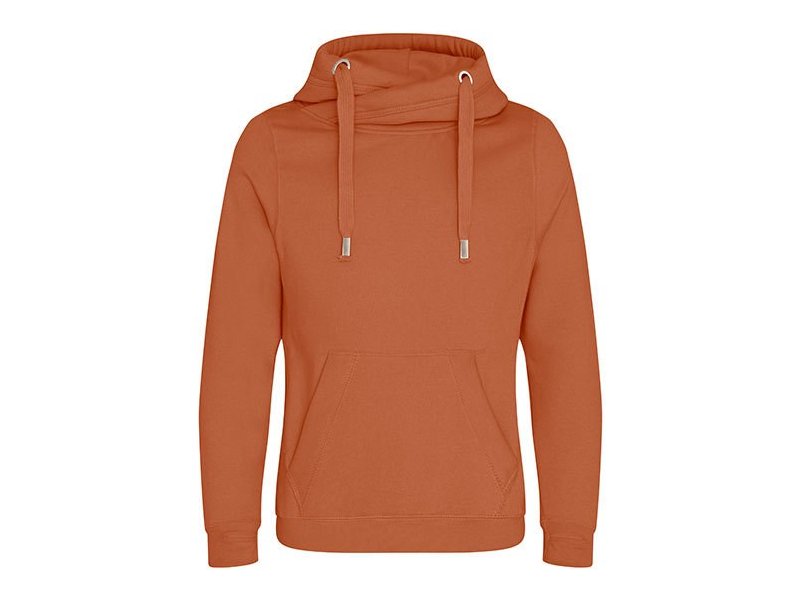 Just Hoods - Cross Neck Hoodie Just Hoods - Cross Neck Hoodie
