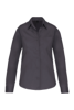 Kariban Dames poplin blouse lange mouwen
