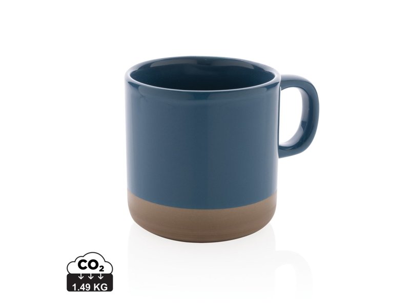 Geglazuurde keramische mok Geglazuurde keramische mok