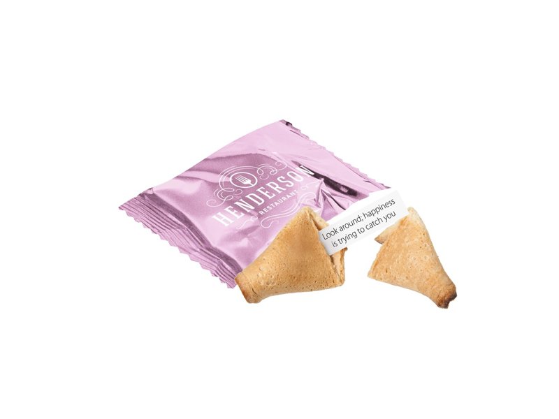 Gelukskoekje in folie