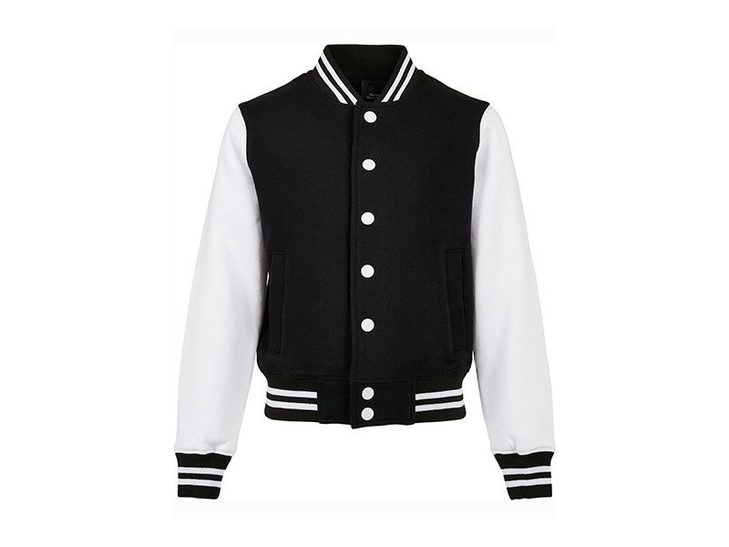 Build Your Brand - Kids´ Organic Sweat College Jacket