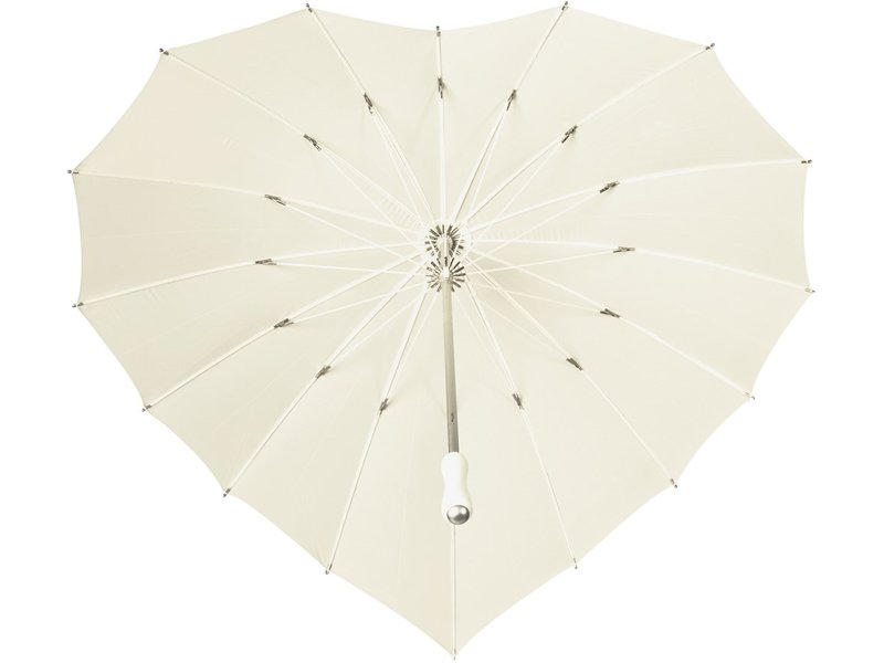 IMPLIVA - Hartvormige paraplu registered design - Handopening - Windproof - 110 cm IMPLIVA - Hartvormige paraplu registered design - Handopening - Windproof - 110 cm