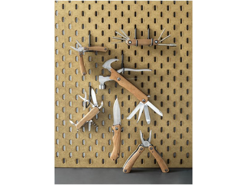 Anderson middelgrote houten multitool met 12 functies