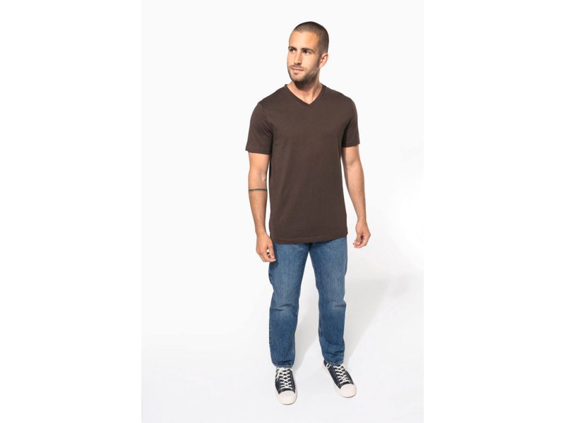 Kariban T-shirt Heren V-hals | Shirts bedrukken Kariban T-shirt Heren V-hals | Shirts bedrukken