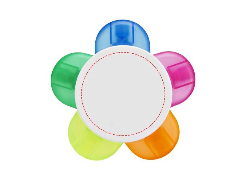 Bloemvormige markeerstiftenset