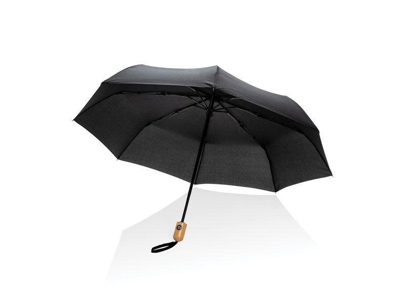 21" Impact AWARE™ RPET 190T bamboo auto open/dicht paraplu 21" Impact AWARE™ RPET 190T bamboo auto open/dicht paraplu
