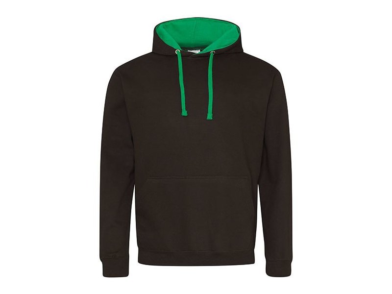 Hooded sweater met kleurige accenten, goedkoop bedrukken van sweaters Hooded sweater met kleurige accenten, goedkoop bedrukken van sweaters