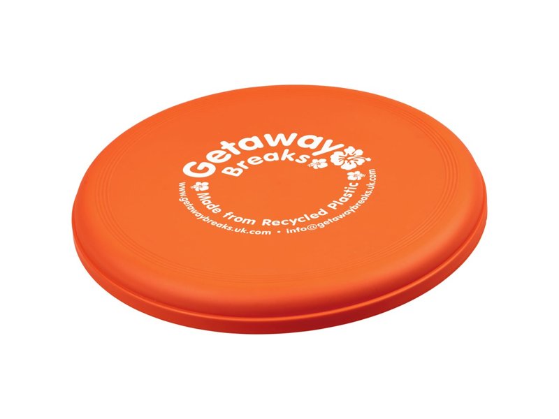 Orbit frisbee van gerecycled plastic