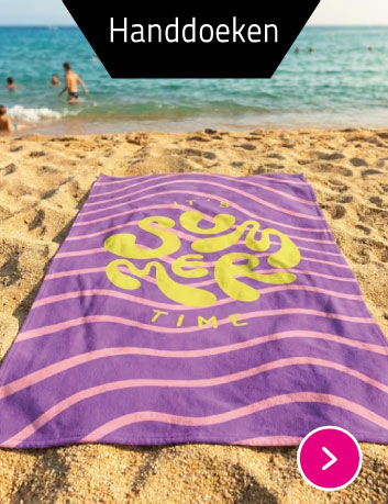 Handdoeken borduren of printen met eigen logo