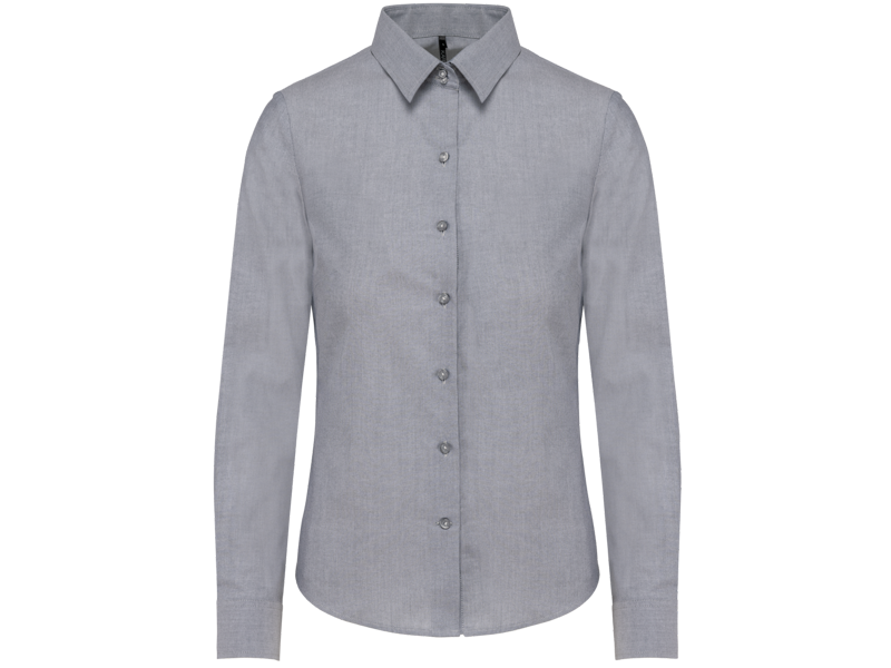 Kariban Dames oxford blouse lange mouwen Kariban Dames oxford blouse lange mouwen