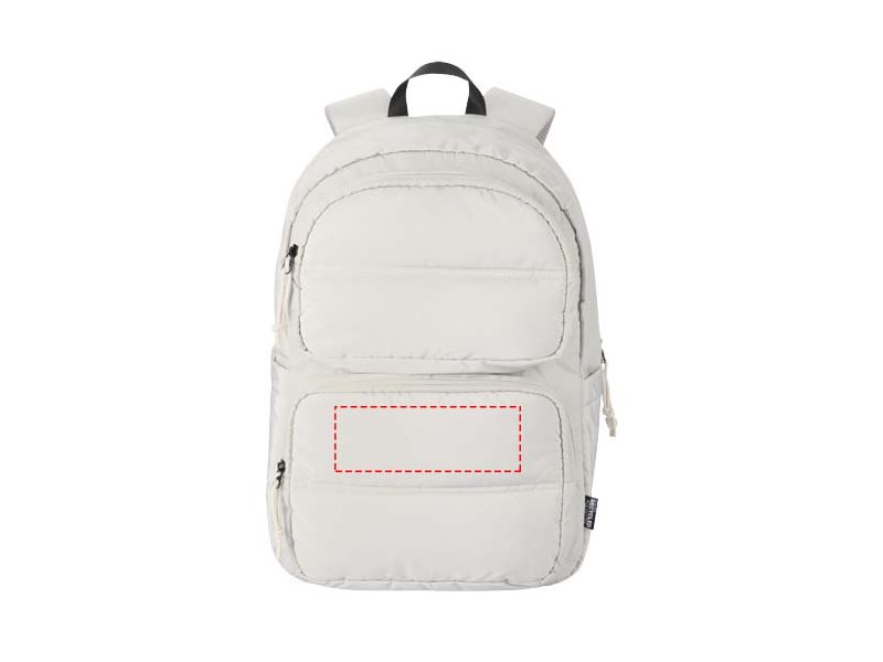 Puffer 15,6" gerecycleerde laptoptas 18L