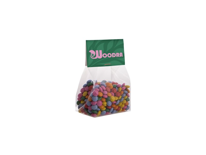 Blokzakje kopkaartje 100 gram snoep