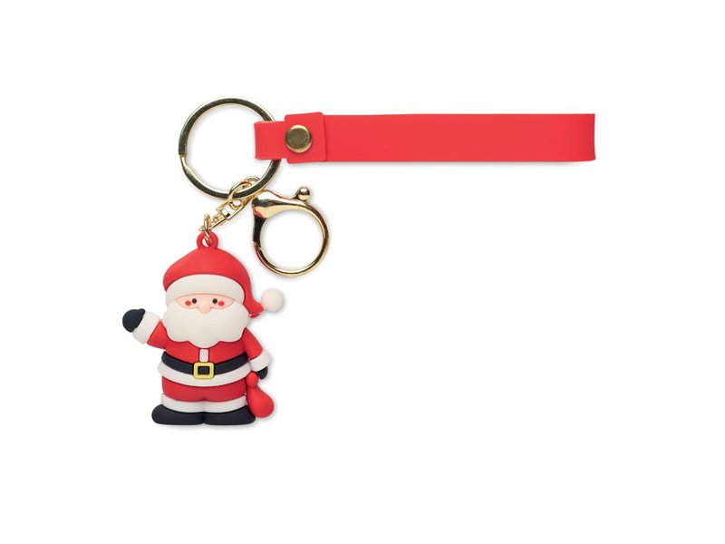 Kerstman sleutelhanger