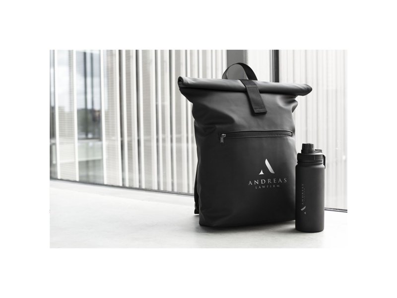 Lennon Roll-Top Recycled PU Backpack rugzak Lennon Roll-Top Recycled PU Backpack rugzak