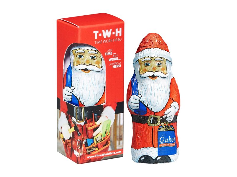 Chocolade Kerstman in doosje