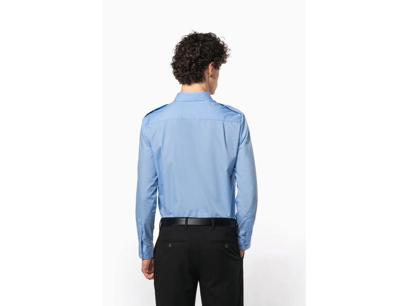 Kariban Herenpilootoverhemd lange mouwen Kariban Herenpilootoverhemd lange mouwen