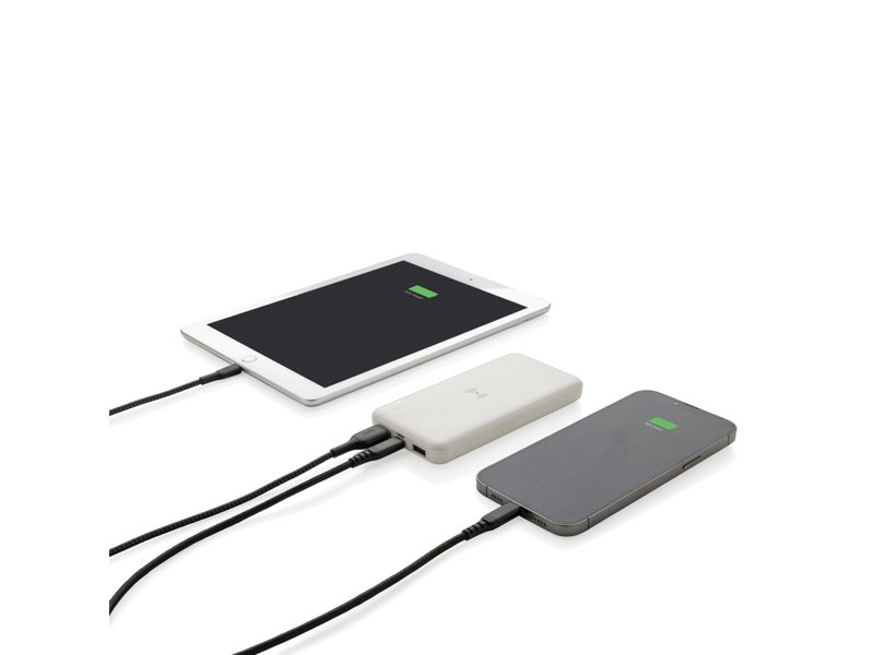 RCS standaard recycled plastic wireless powerbank