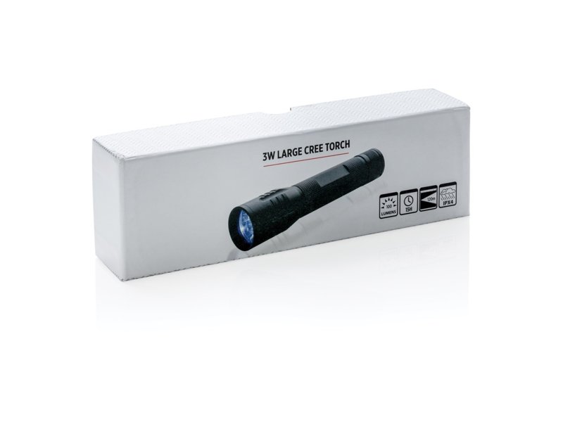 3W CREE zaklamp groot 3W CREE zaklamp groot